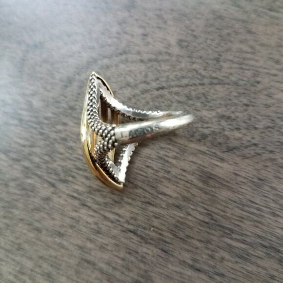 LAGOS ring gold & silver - Picture 3 of 4